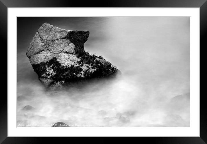 Majestic Sea Rock Framed Mounted Print by Don Nealon