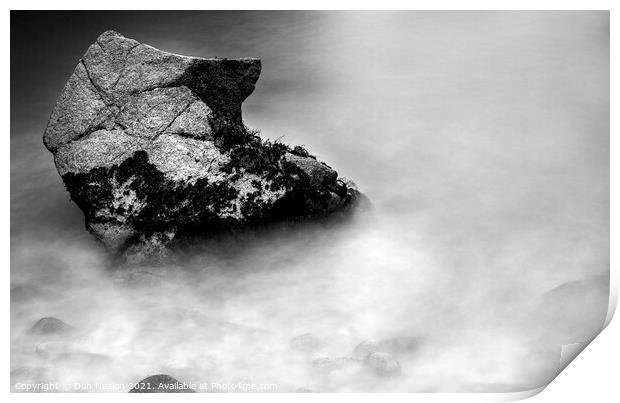 Majestic Sea Rock Print by Don Nealon