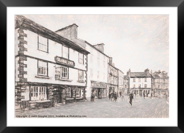 The Globe Inn, Kendal Framed Mounted Print by Keith Douglas