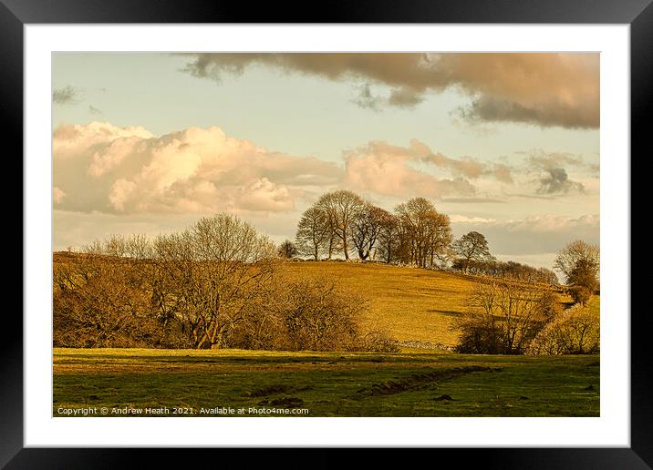 Staffordshire Moorlands hidden Gem Framed Mounted Print by Andrew Heath