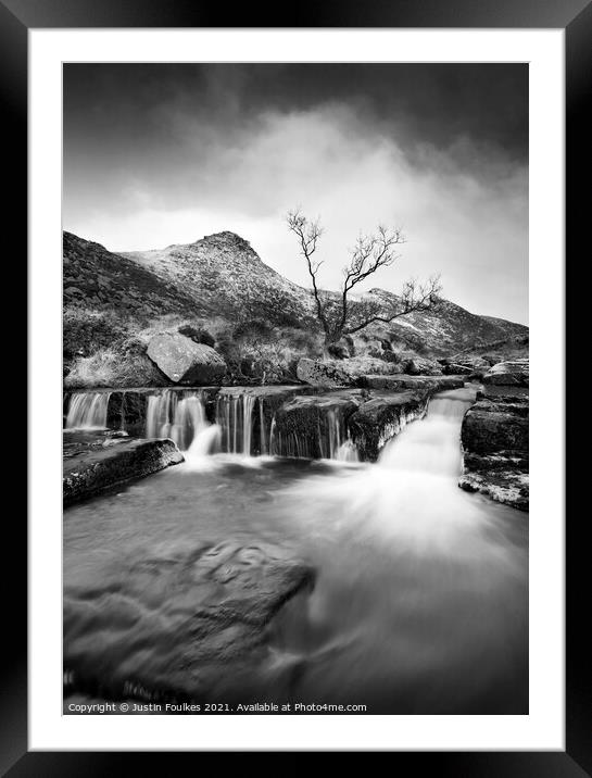 Tavy Cleave, Dartmoor Framed Mounted Print by Justin Foulkes