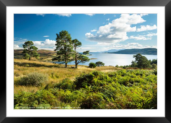 Kyles of Bute, Isle of Bute, Scotland Framed Mounted Print by Justin Foulkes