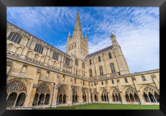 Norwich Cathedral, Norfolk Framed Print by Chris Yaxley
