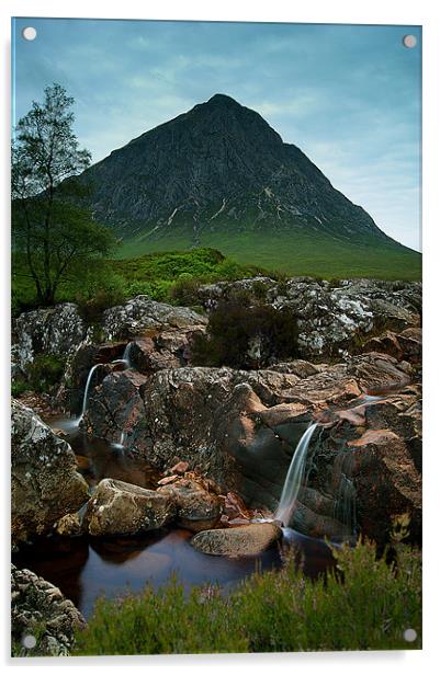 Beauchille Etive Mor Acrylic by Keith Thorburn EFIAP/b