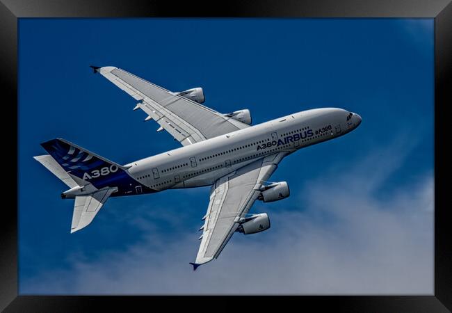 Airbus A380  Framed Print by Chris Lord