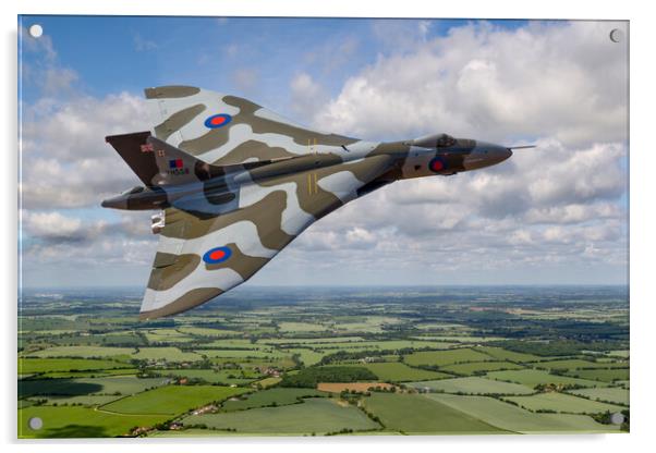 Vulcan Bomber Air To Air Acrylic by Oxon Images