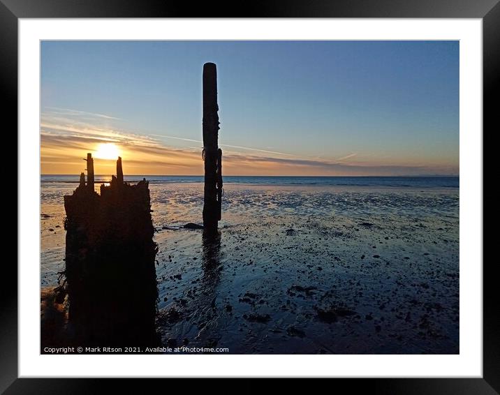 Capturing the Sun  Framed Mounted Print by Mark Ritson