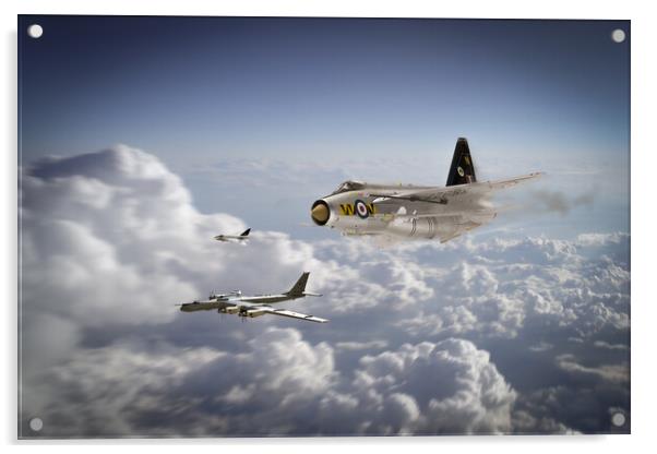 Defending The Airspace Acrylic by J Biggadike