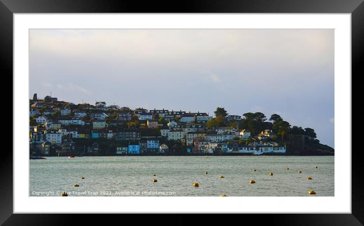 Polruan village Framed Mounted Print by The Travel Trap