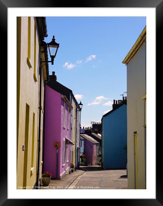 A colourful cornish village Framed Mounted Print by The Travel Trap