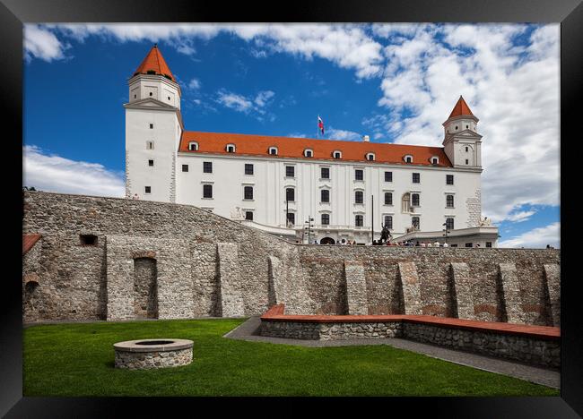 Bratislava Castle in Slovakia Framed Print by Artur Bogacki
