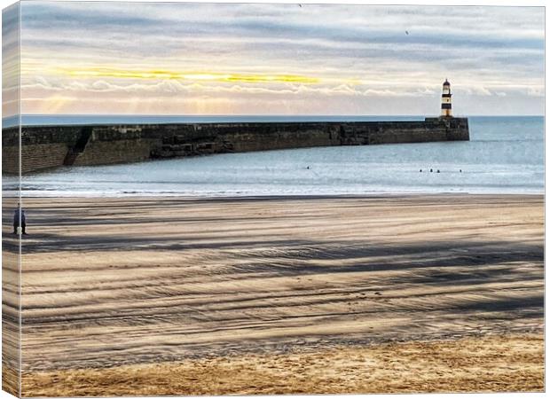 Seaham Harbour Canvas Print by ami Photography