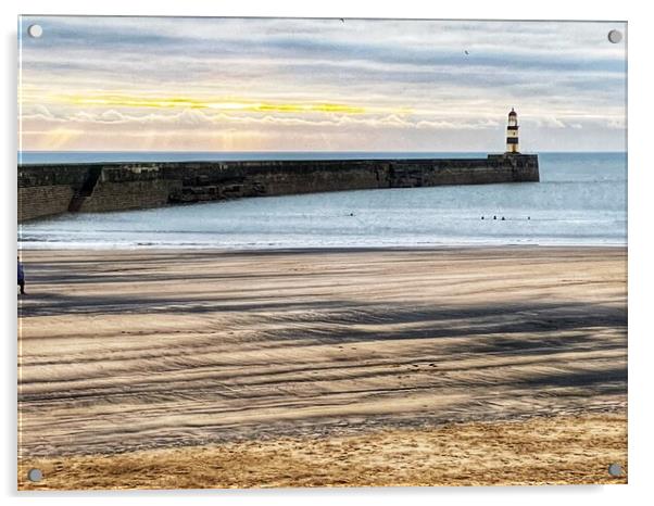 Seaham Harbour Acrylic by ami Photography