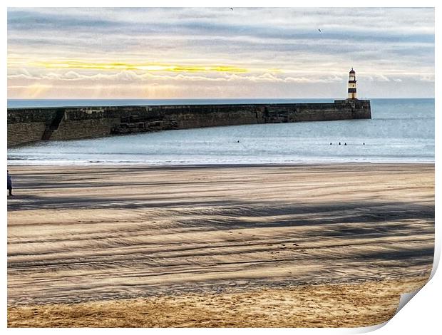 Seaham Harbour Print by ami Photography