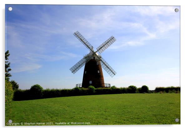 Thaxted Windmill Acrylic by Stephen Hamer