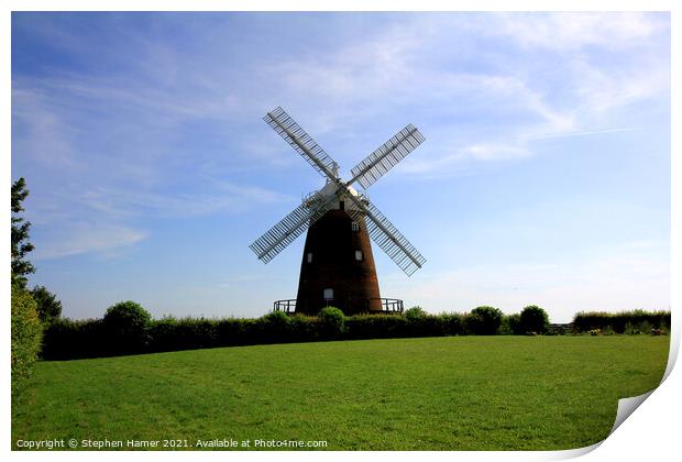 Thaxted Windmill Print by Stephen Hamer