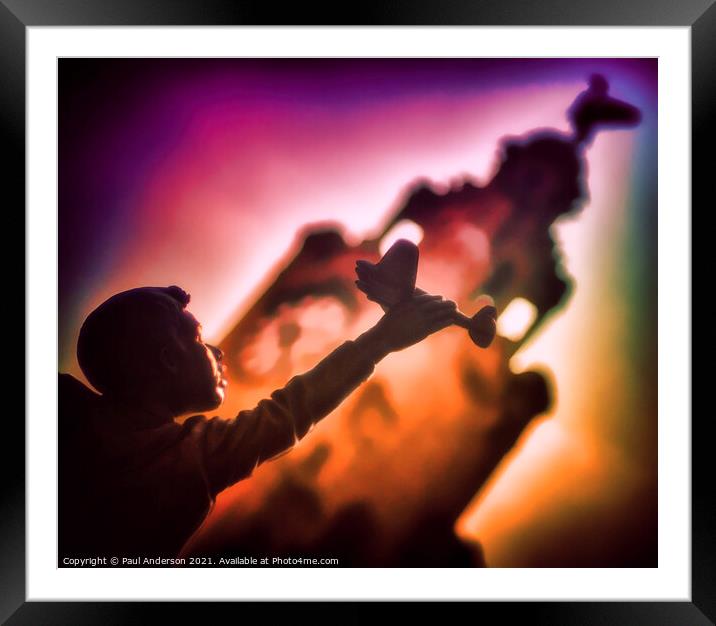 Reach for the skies Framed Mounted Print by Paul Anderson