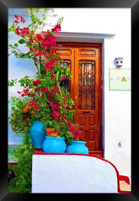 Frigiliana Andalucia Costa Del Sol Spain Framed Print by Andy Evans Photos