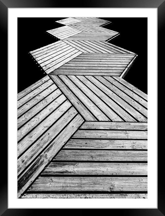Wood On Sea 2 Framed Mounted Print by DiFigiano Photography