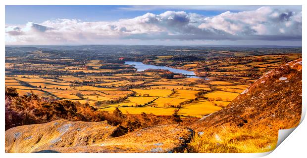 Peak District view Print by Kevin Elias