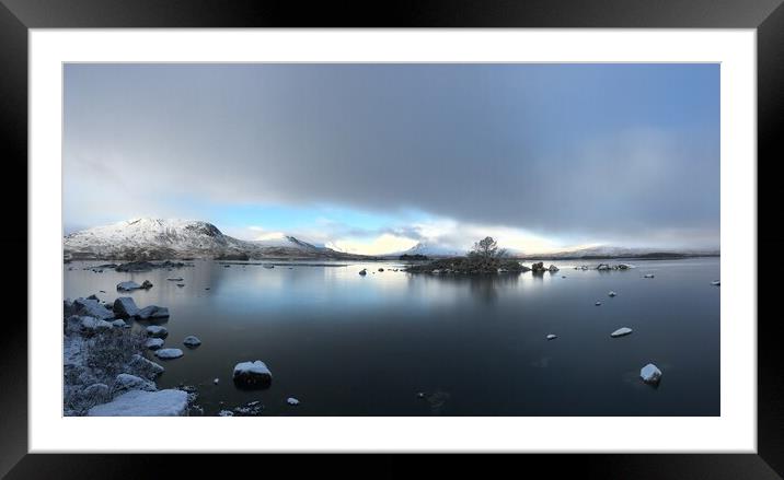 Lochan Na H-Achlaise Framed Mounted Print by Tommy Dickson