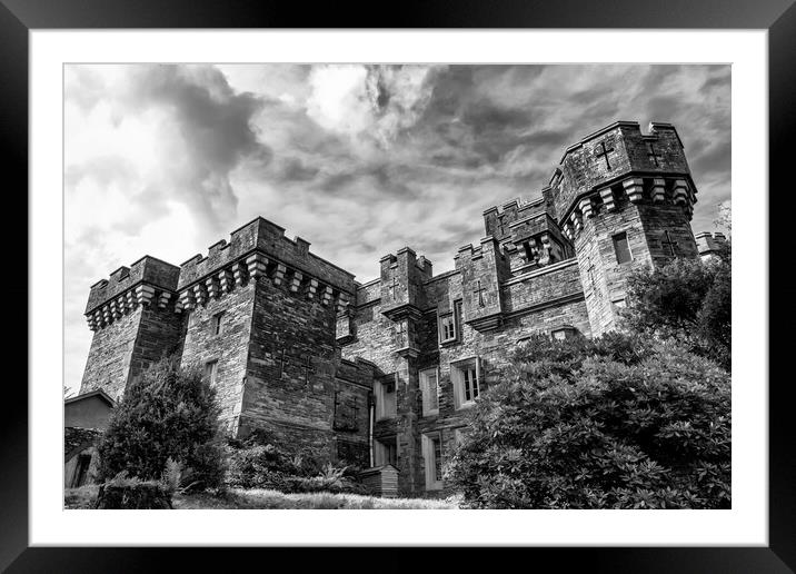 Wray castle Framed Mounted Print by Kevin Elias