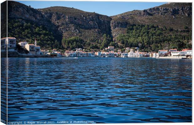 Island of Kastellorizo (Meis) Canvas Print by Roger Worrall