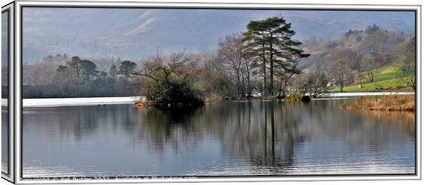 Morning haze on Rydal Water Canvas Print by Pat Butler