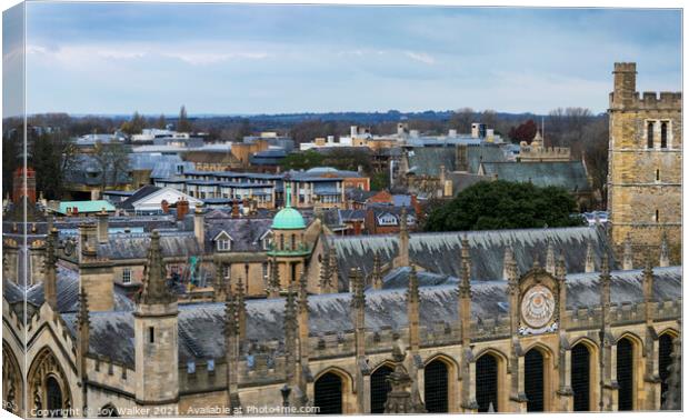 A view of All Souls University, Oxford, England, UK Canvas Print by Joy Walker