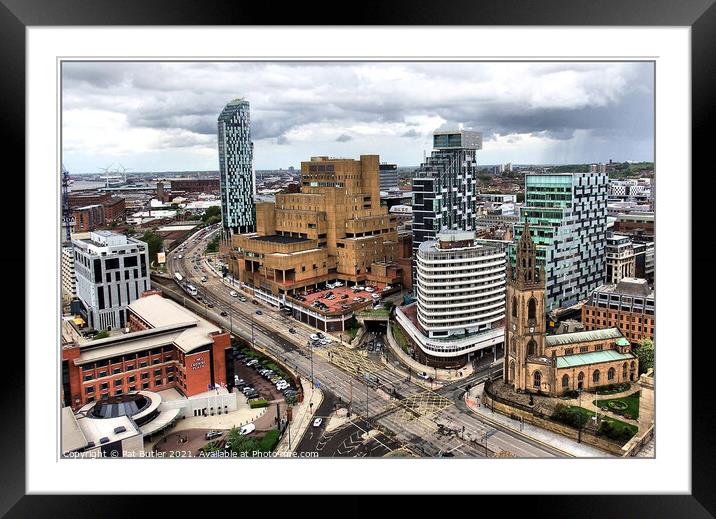 View of Liverpool  Framed Mounted Print by Pat Butler