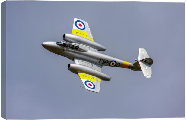Gloster Meteor Canvas Print by Oxon Images
