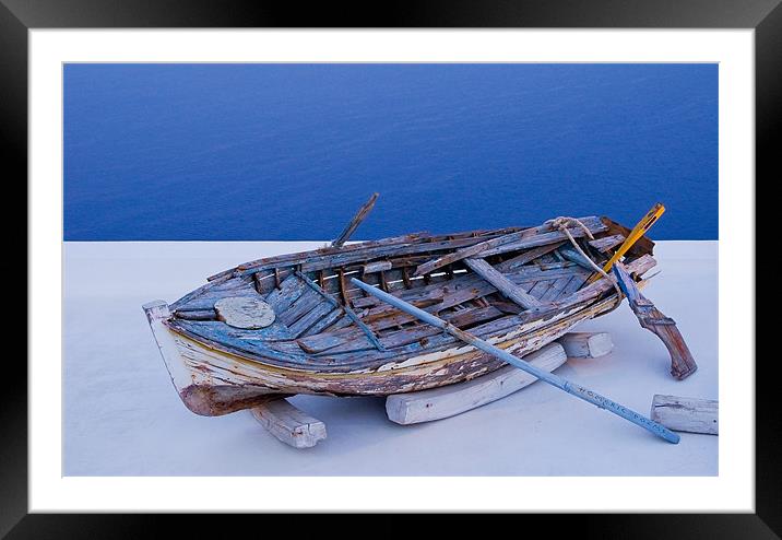 Beached Framed Mounted Print by Mark Robson
