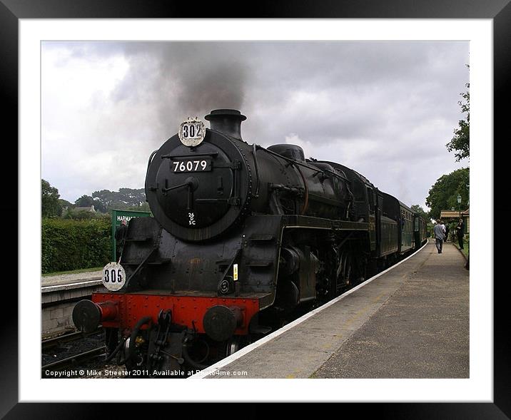 BR Standard Class 4 Framed Mounted Print by Mike Streeter