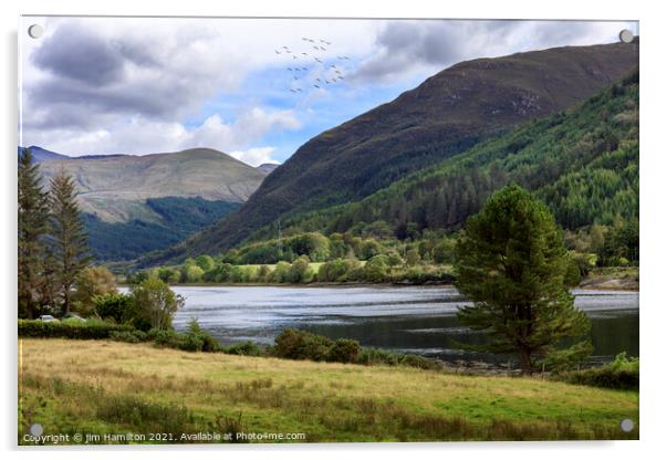 The beauty of Scotland Acrylic by jim Hamilton