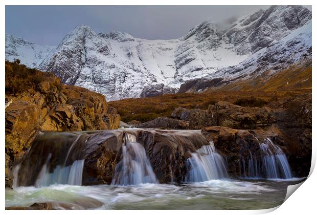 The Fairy Pools  Isle of Skye Print by Derek Beattie