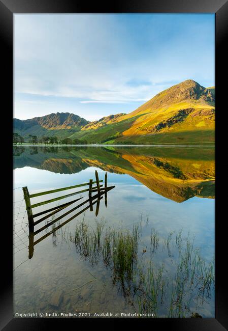Buttermere, Lake District, England Framed Print by Justin Foulkes
