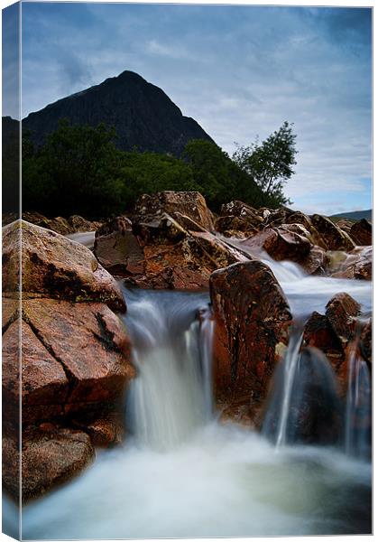 Beauchille Etive Mor Canvas Print by Keith Thorburn EFIAP/b