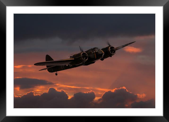 Bristol Blenheim  MkIF Night Fighter Framed Mounted Print by Oxon Images