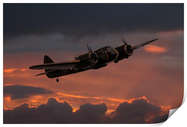 Bristol Blenheim  MkIF Night Fighter Print by Oxon Images