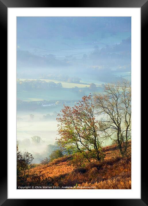 Vale of Llangollen Llangollen Denbighshire Wales Framed Mounted Print by Chris Warren