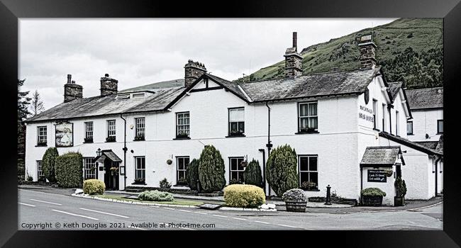 The Swan Hotel at Grasmere Framed Print by Keith Douglas