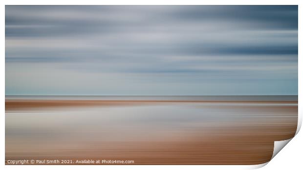 Beach Abstract  Print by Paul Smith