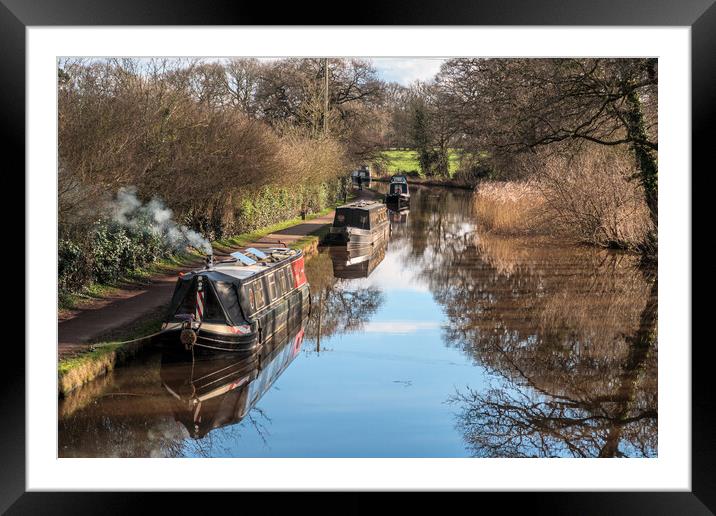 Beautiful Day on The Shroppie Framed Mounted Print by Wendy Williams CPAGB