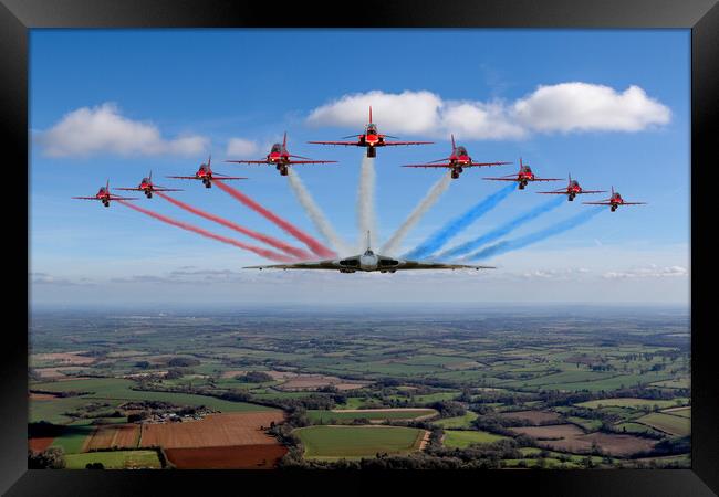 Reds and Vulcan Running In Framed Print by Oxon Images