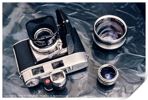 Kodak Retina 11C, rangefinder camera Print by Chris Drabble