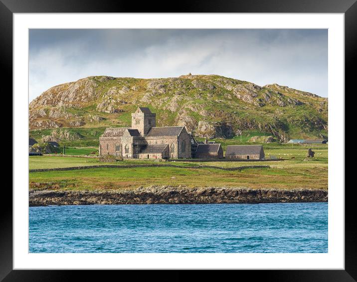 Iona Abbey, Iona, Scotland. Framed Mounted Print by Tommy Dickson