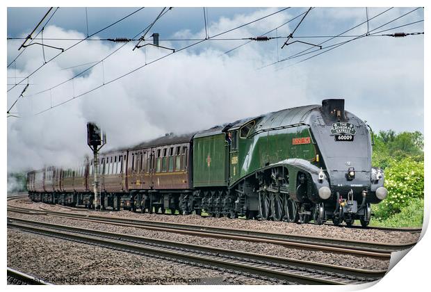 Union of South Africa Steam Locomotive, 60009 Print by Keith Douglas
