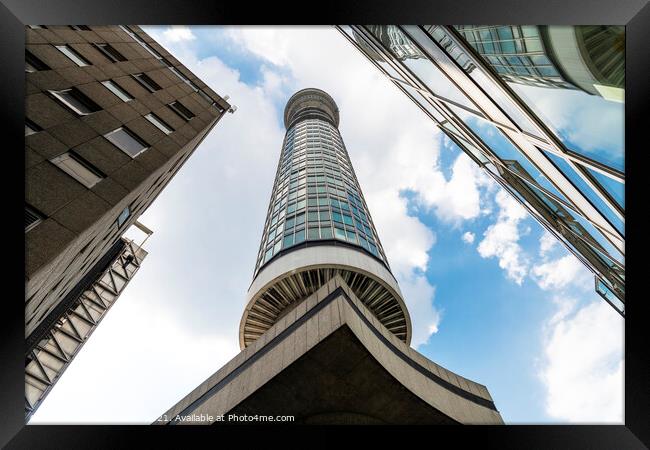 BT Tower London Framed Print by Dave Collins