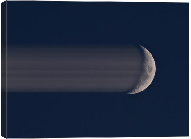 Moon in motion Canvas Print by mark humpage