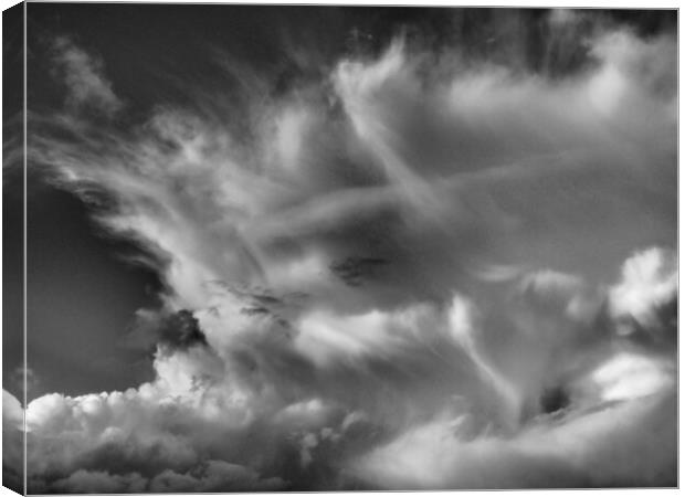 Vibrant storm clouds anvil Canvas Print by mark humpage